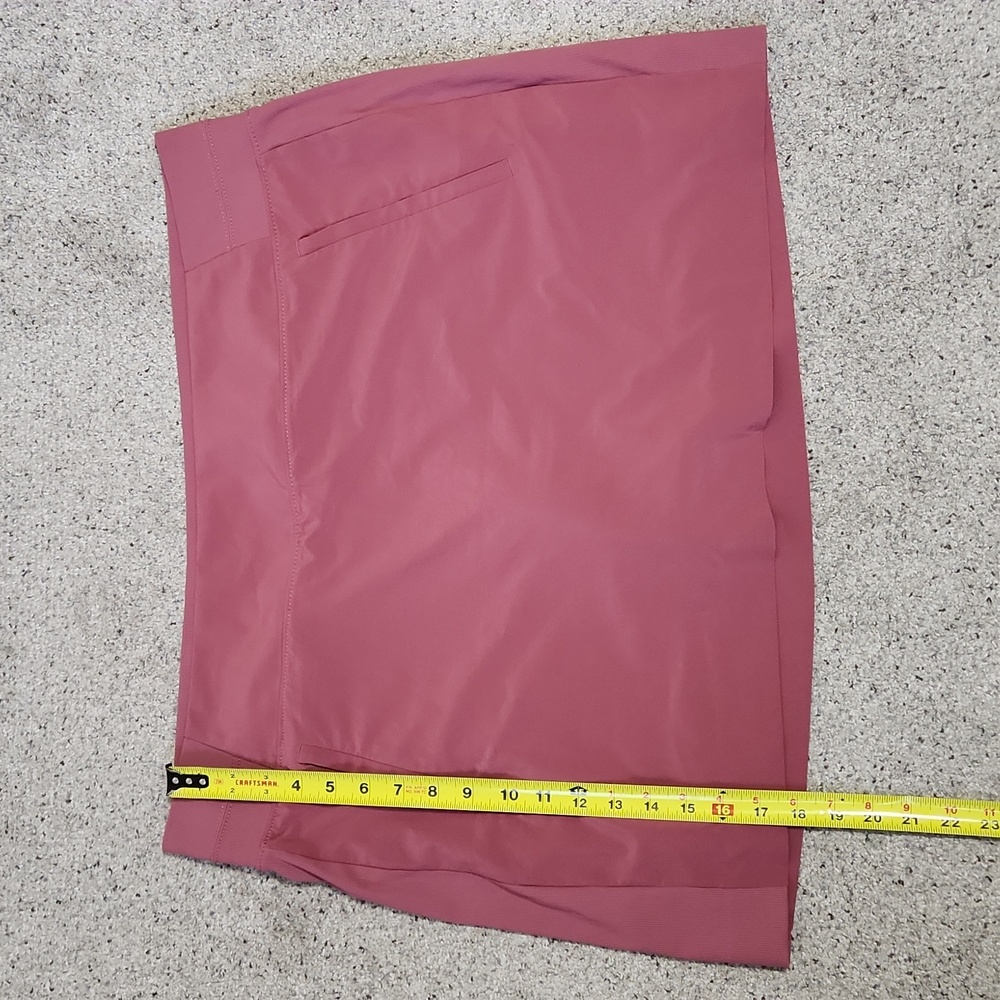 Athleta Brooklyn 16" Lightweight Pockets Elastic Waist Skort 22 Plus Red Clay - Picture 7 of 9